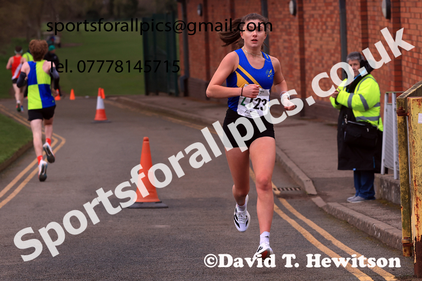 Senior Womens 6 Stage Road Relay, 2026 Northern Mens 12 and Womens 6 Stage Road Relays and Young Athletes 5k, Sheepmount Stadium, Carlisle. Photo: David T. Hewitson/Sports for All Pics